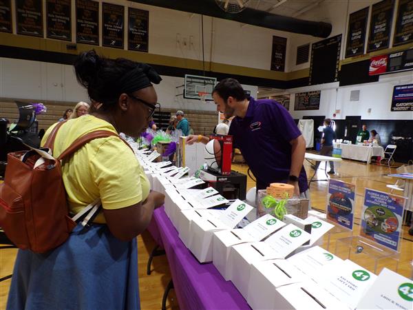 Prize choices at 2023 Health Fair